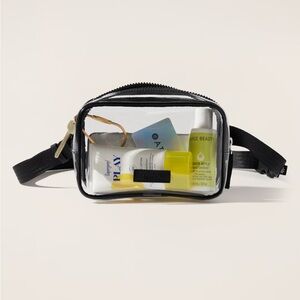 Athleta all about Crossbody belt bag - clear - NWT